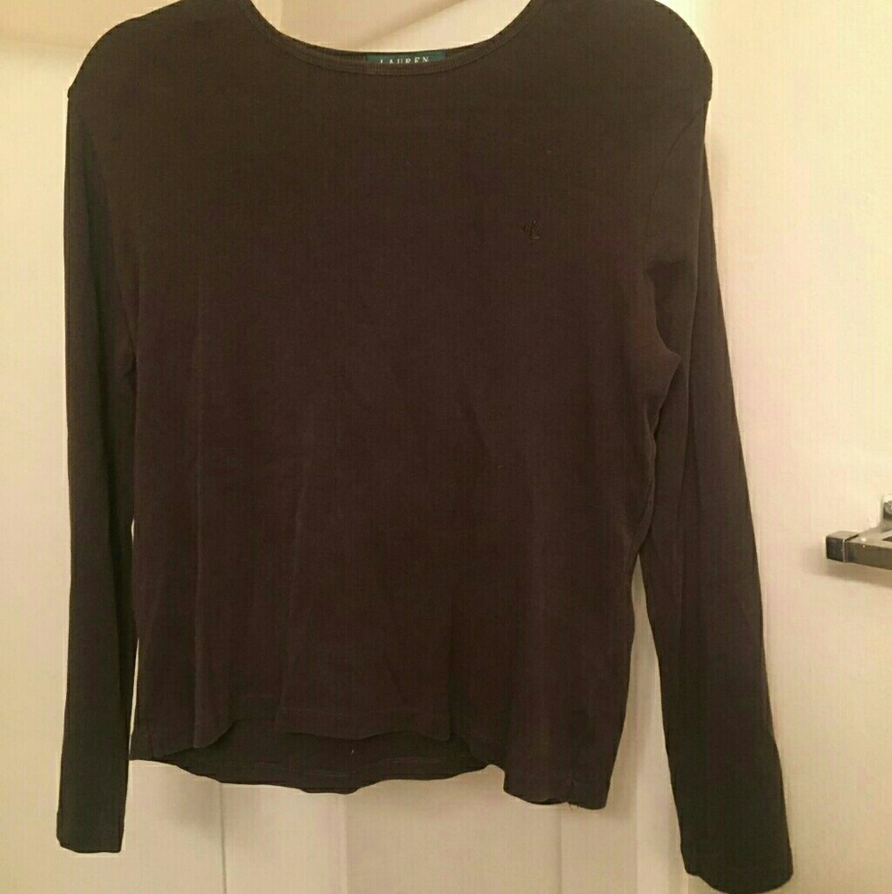 Brown long sleeve shirt
